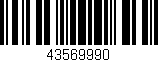 Código de barras (EAN, GTIN, SKU, ISBN): '43569990'