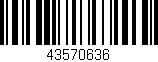 Código de barras (EAN, GTIN, SKU, ISBN): '43570636'