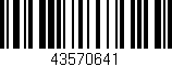 Código de barras (EAN, GTIN, SKU, ISBN): '43570641'