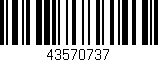 Código de barras (EAN, GTIN, SKU, ISBN): '43570737'