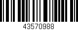 Código de barras (EAN, GTIN, SKU, ISBN): '43570988'