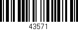 Código de barras (EAN, GTIN, SKU, ISBN): '43571'