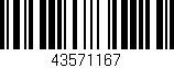 Código de barras (EAN, GTIN, SKU, ISBN): '43571167'