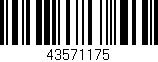 Código de barras (EAN, GTIN, SKU, ISBN): '43571175'