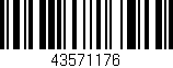 Código de barras (EAN, GTIN, SKU, ISBN): '43571176'