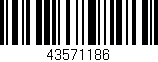 Código de barras (EAN, GTIN, SKU, ISBN): '43571186'