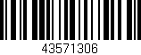 Código de barras (EAN, GTIN, SKU, ISBN): '43571306'