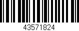 Código de barras (EAN, GTIN, SKU, ISBN): '43571824'
