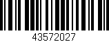 Código de barras (EAN, GTIN, SKU, ISBN): '43572027'