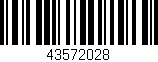 Código de barras (EAN, GTIN, SKU, ISBN): '43572028'
