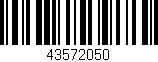 Código de barras (EAN, GTIN, SKU, ISBN): '43572050'
