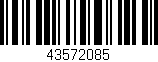 Código de barras (EAN, GTIN, SKU, ISBN): '43572085'