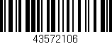 Código de barras (EAN, GTIN, SKU, ISBN): '43572106'