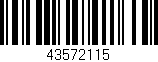 Código de barras (EAN, GTIN, SKU, ISBN): '43572115'