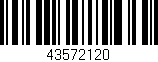 Código de barras (EAN, GTIN, SKU, ISBN): '43572120'