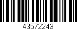 Código de barras (EAN, GTIN, SKU, ISBN): '43572243'