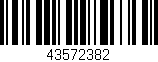 Código de barras (EAN, GTIN, SKU, ISBN): '43572382'