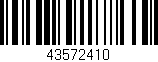 Código de barras (EAN, GTIN, SKU, ISBN): '43572410'