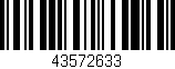 Código de barras (EAN, GTIN, SKU, ISBN): '43572633'