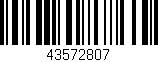 Código de barras (EAN, GTIN, SKU, ISBN): '43572807'