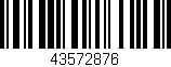 Código de barras (EAN, GTIN, SKU, ISBN): '43572876'