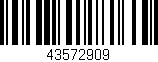 Código de barras (EAN, GTIN, SKU, ISBN): '43572909'