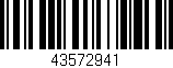 Código de barras (EAN, GTIN, SKU, ISBN): '43572941'