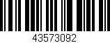 Código de barras (EAN, GTIN, SKU, ISBN): '43573092'