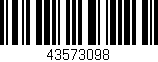 Código de barras (EAN, GTIN, SKU, ISBN): '43573098'