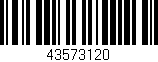 Código de barras (EAN, GTIN, SKU, ISBN): '43573120'