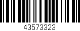 Código de barras (EAN, GTIN, SKU, ISBN): '43573323'