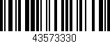 Código de barras (EAN, GTIN, SKU, ISBN): '43573330'