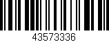 Código de barras (EAN, GTIN, SKU, ISBN): '43573336'