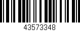 Código de barras (EAN, GTIN, SKU, ISBN): '43573348'