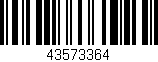 Código de barras (EAN, GTIN, SKU, ISBN): '43573364'