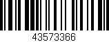 Código de barras (EAN, GTIN, SKU, ISBN): '43573366'