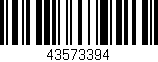 Código de barras (EAN, GTIN, SKU, ISBN): '43573394'