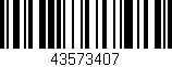 Código de barras (EAN, GTIN, SKU, ISBN): '43573407'