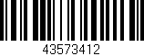 Código de barras (EAN, GTIN, SKU, ISBN): '43573412'