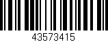 Código de barras (EAN, GTIN, SKU, ISBN): '43573415'