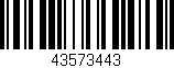 Código de barras (EAN, GTIN, SKU, ISBN): '43573443'
