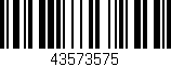 Código de barras (EAN, GTIN, SKU, ISBN): '43573575'