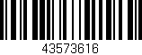 Código de barras (EAN, GTIN, SKU, ISBN): '43573616'
