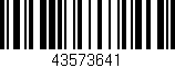 Código de barras (EAN, GTIN, SKU, ISBN): '43573641'