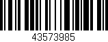 Código de barras (EAN, GTIN, SKU, ISBN): '43573985'