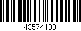 Código de barras (EAN, GTIN, SKU, ISBN): '43574133'