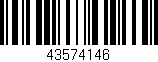 Código de barras (EAN, GTIN, SKU, ISBN): '43574146'