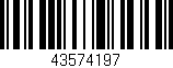 Código de barras (EAN, GTIN, SKU, ISBN): '43574197'