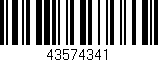 Código de barras (EAN, GTIN, SKU, ISBN): '43574341'