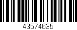 Código de barras (EAN, GTIN, SKU, ISBN): '43574635'